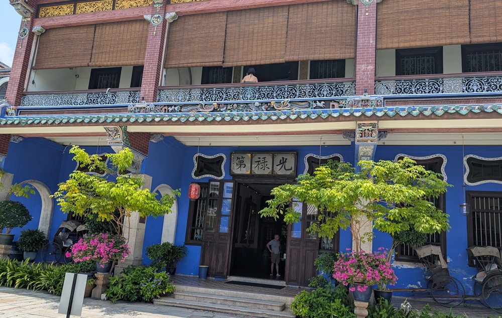 Blue mansion